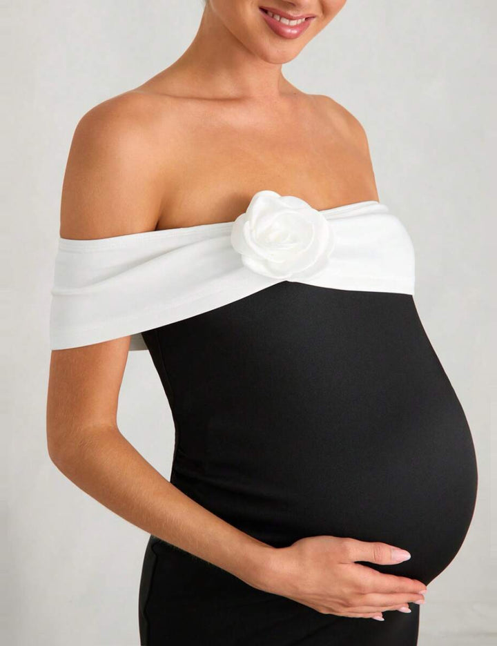 Shein maxi ruha, fekete