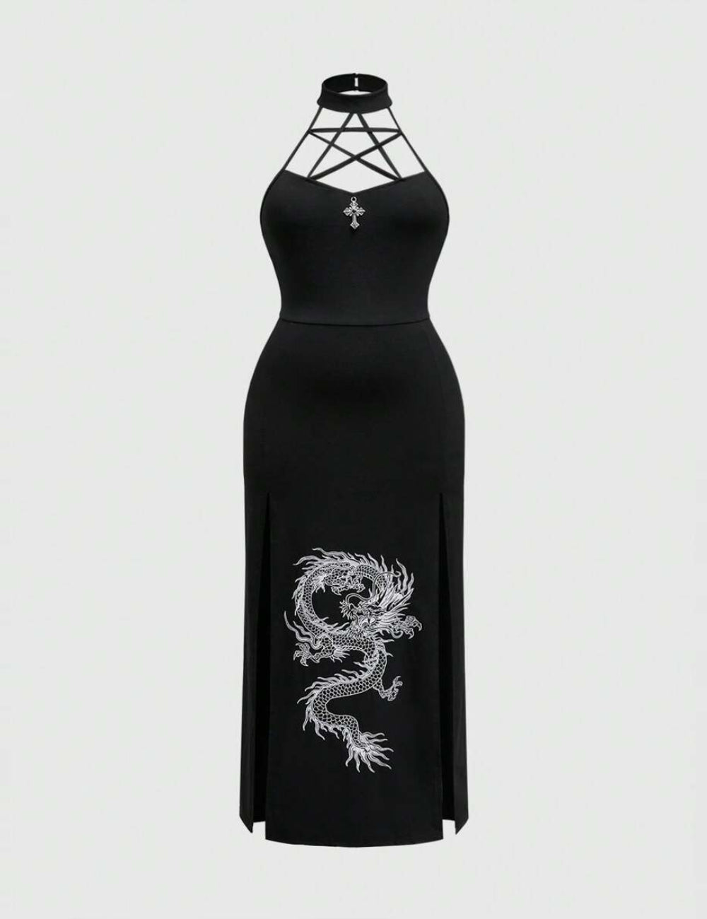Rochie maxi Shein, negru