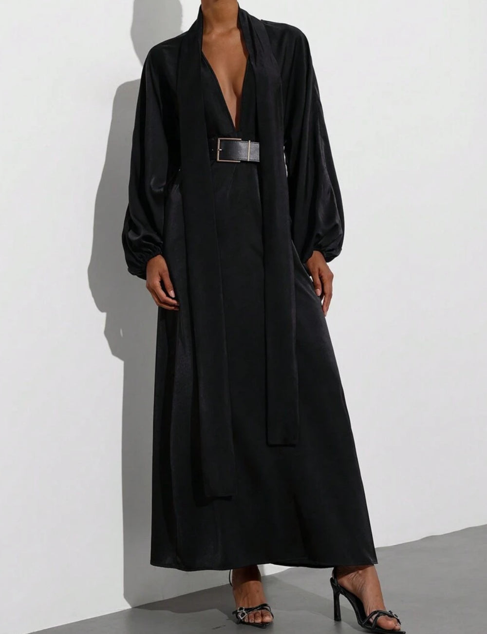 Rochie maxi Shein, negru