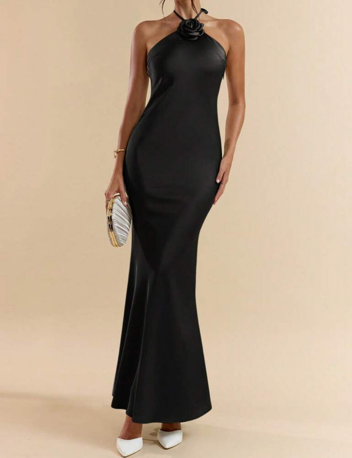 Shein maxi ruha, fekete