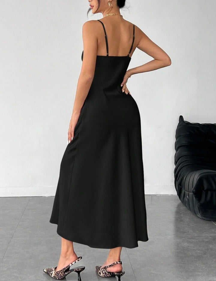 Shein maxi ruha, fekete