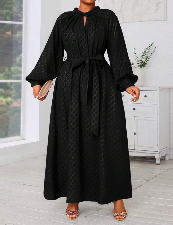 Shein maxi ruha, fekete