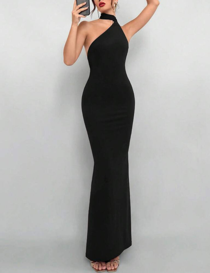 Shein maxi ruha, fekete