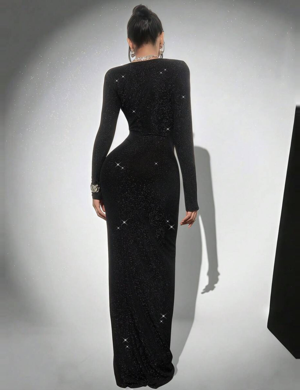 Rochie maxi Shein, negru
