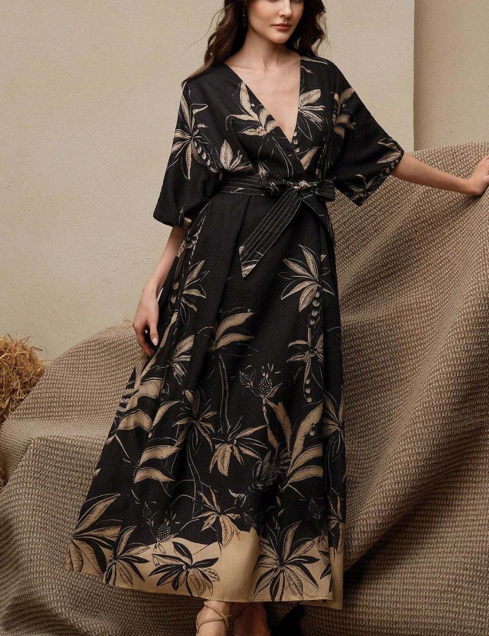 Rochie maxi Shein Anewsta, negru