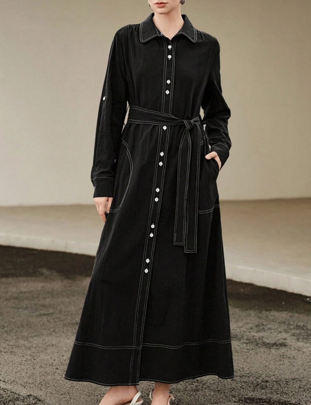 Rochie maxi Shein, negru