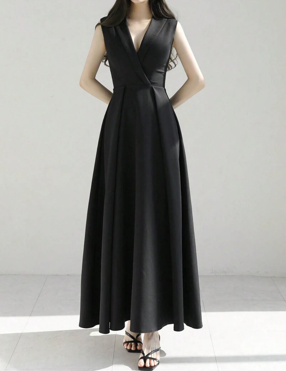 Rochie maxi Shein DAZY, negru