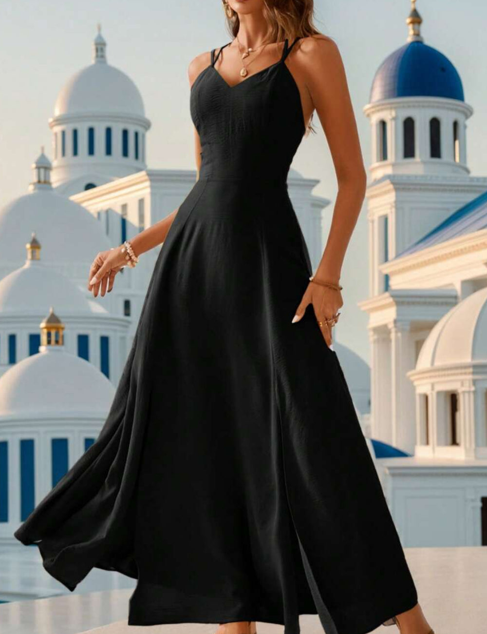 Rochie maxi Shein, negru