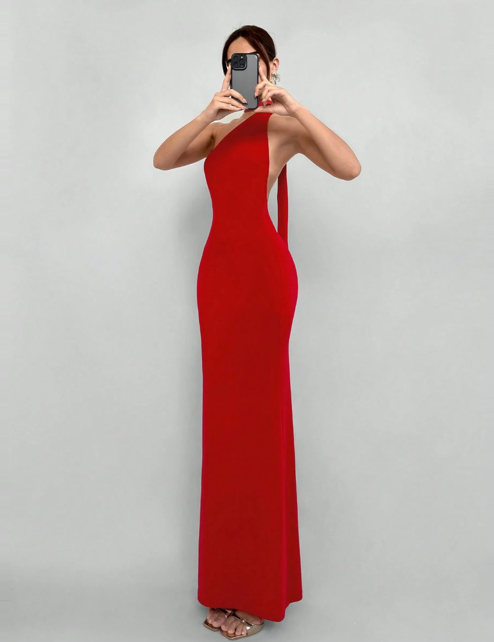 Rochie maxi Shein, roșu