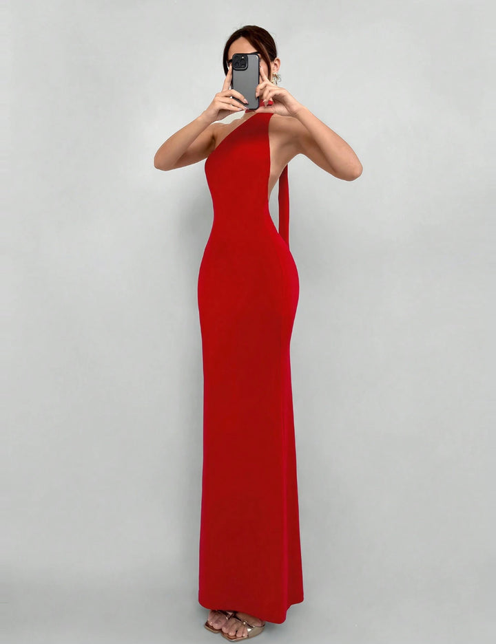 Rochie maxi Shein, roșu