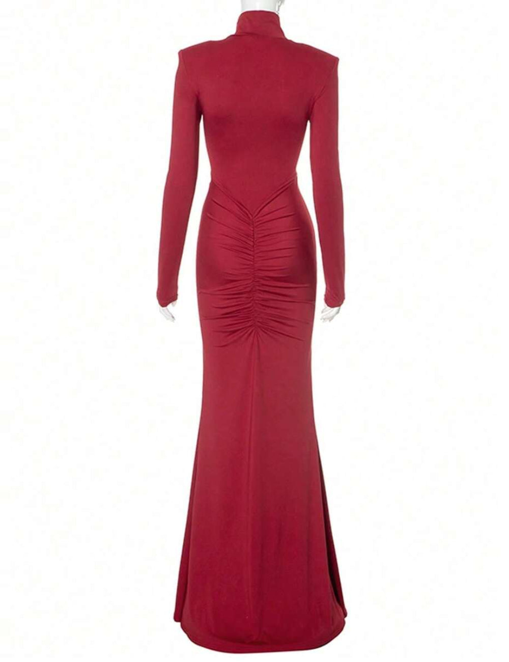 Shein maxi ruha, piros