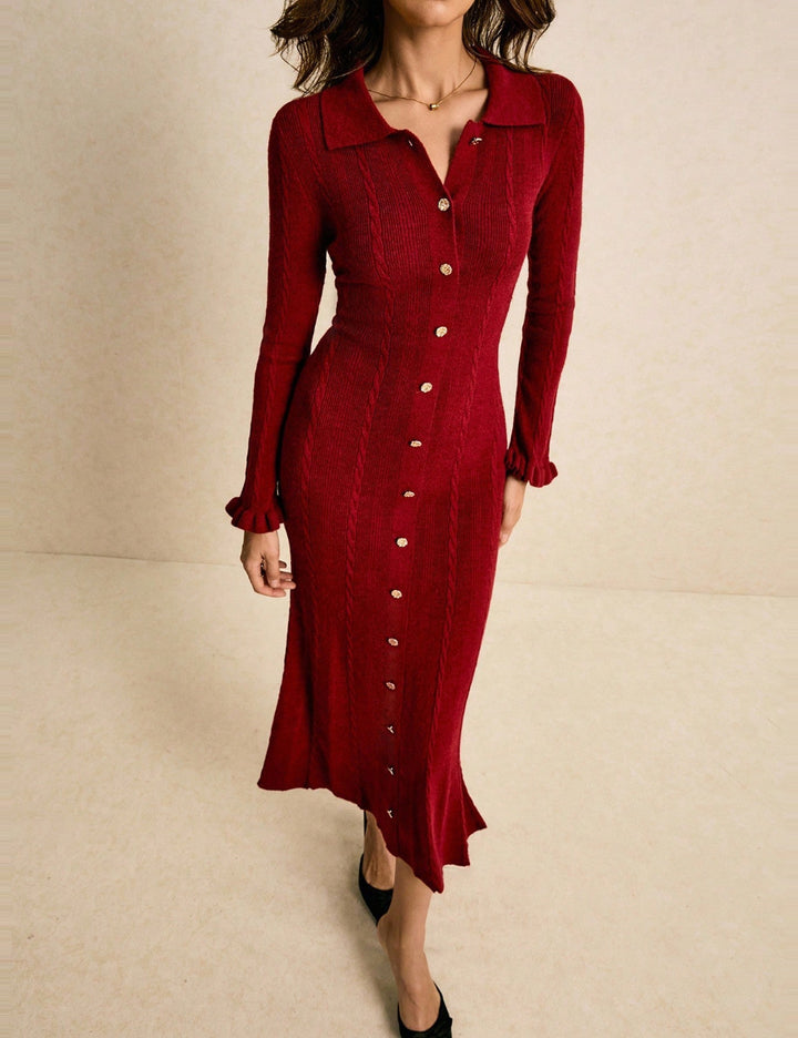 Rochie maxi Shein, roșu