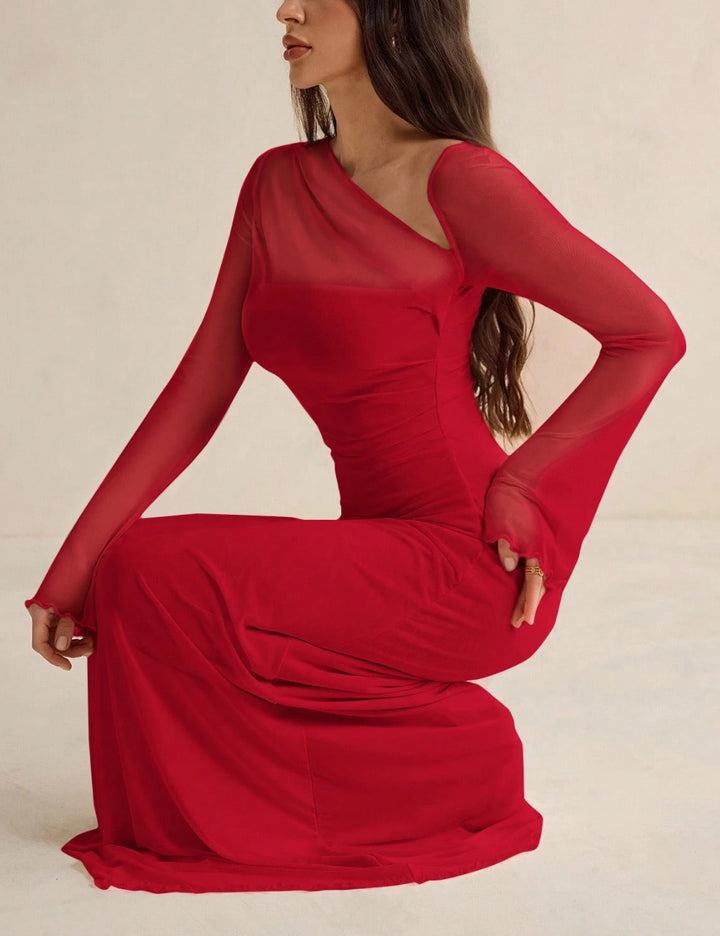 Rochie maxi Shein, roșu