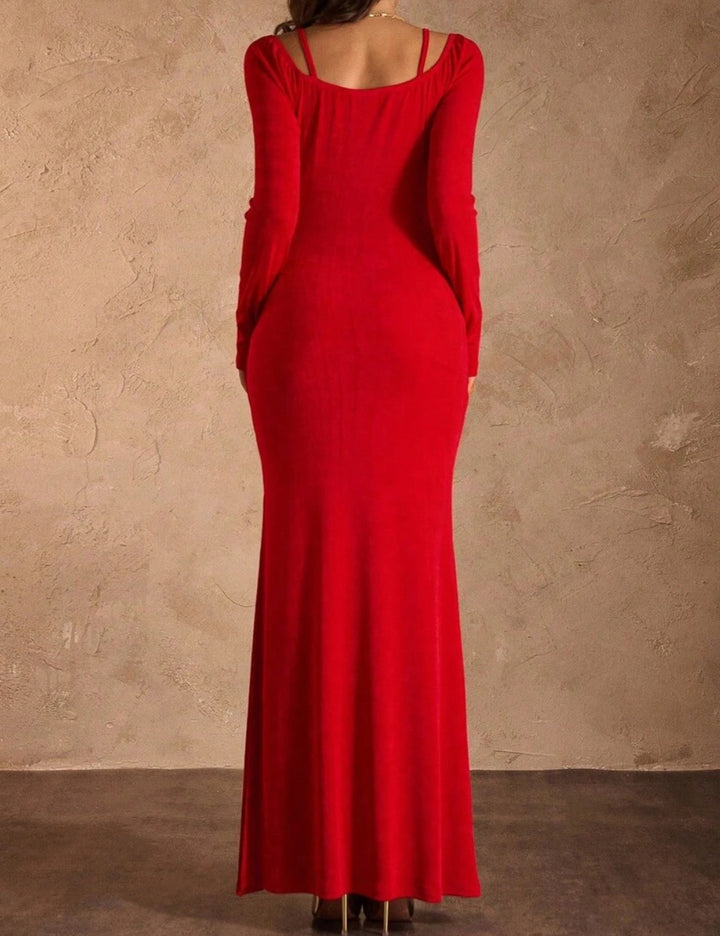 Rochie maxi Shein, roșu
