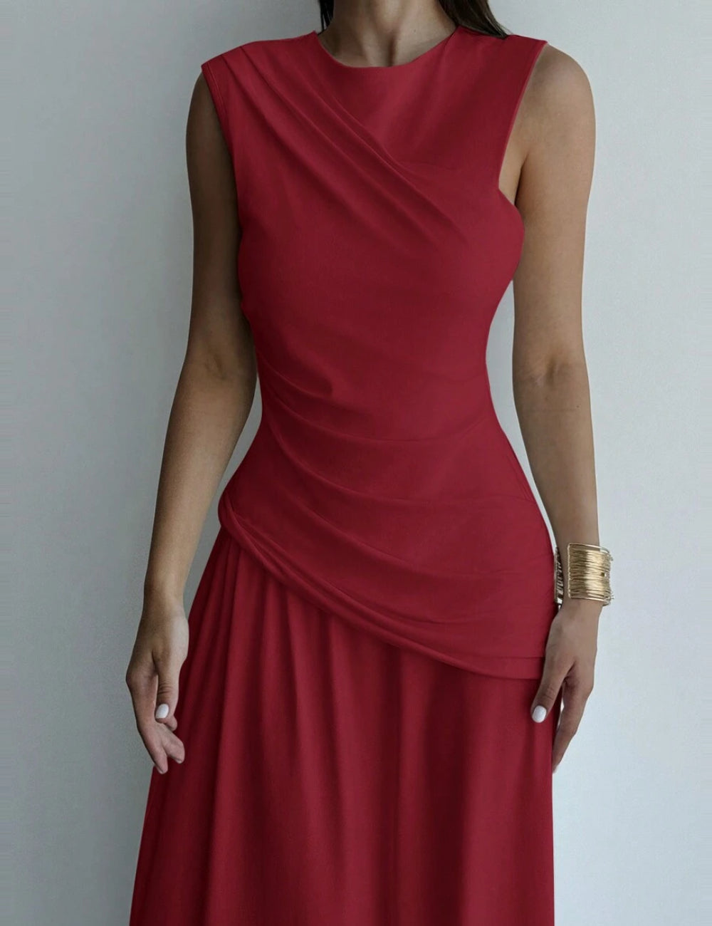 Rochie maxi Shein, roșu