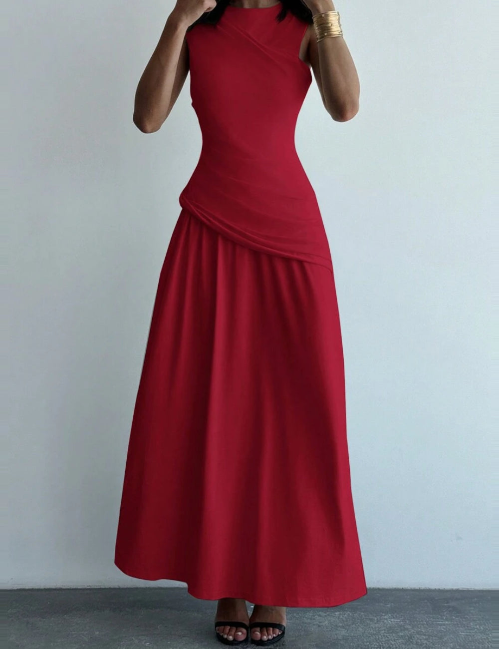 Rochie maxi Shein, roșu