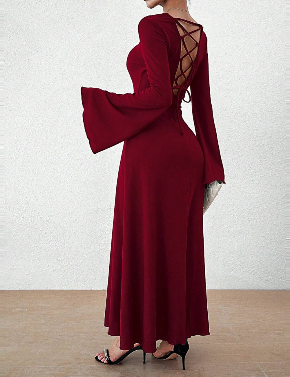 Rochie maxi Shein, roșu