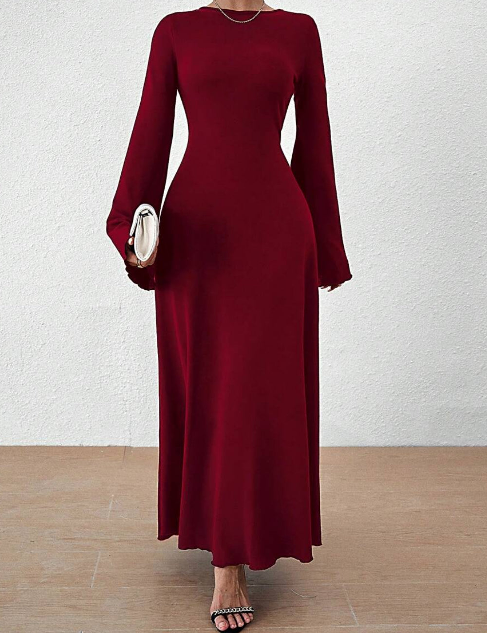 Rochie maxi Shein, roșu