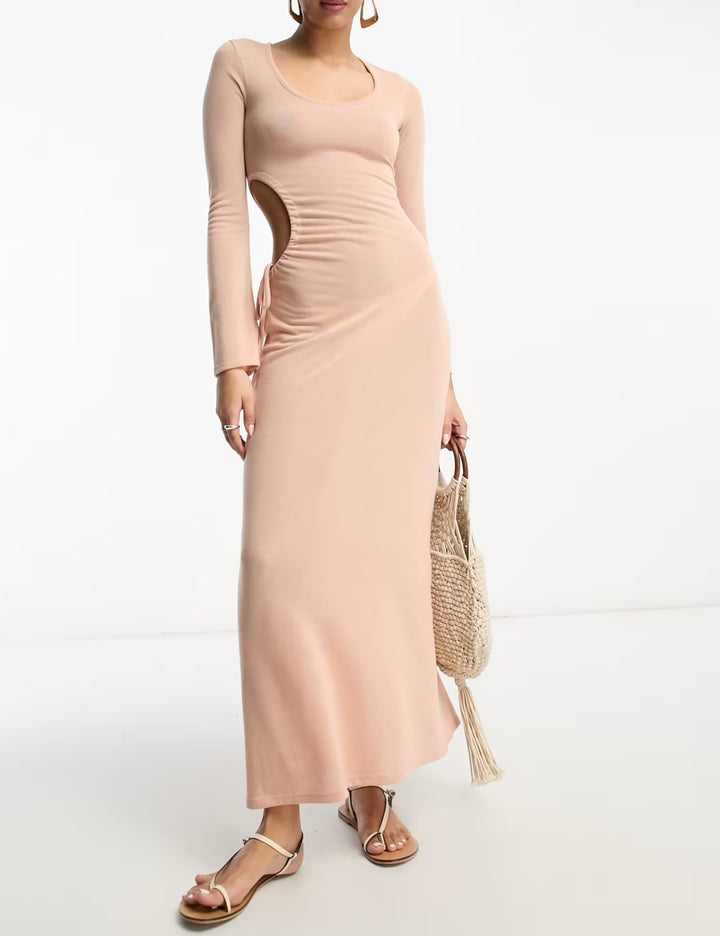 Rochie maxi ASOS, roz