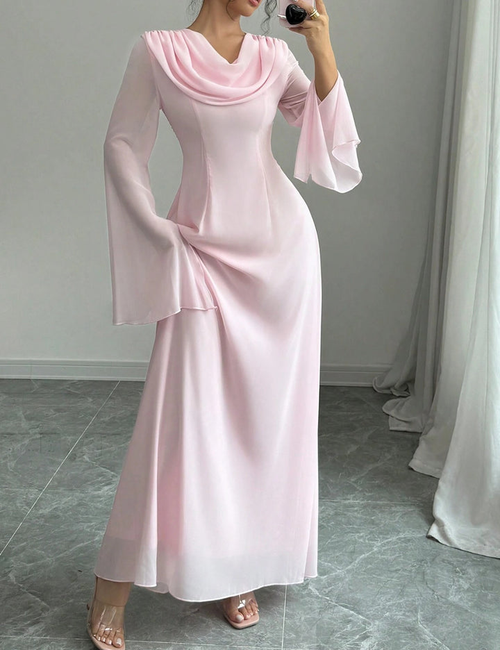Shein maxi ruha, rózsaszín