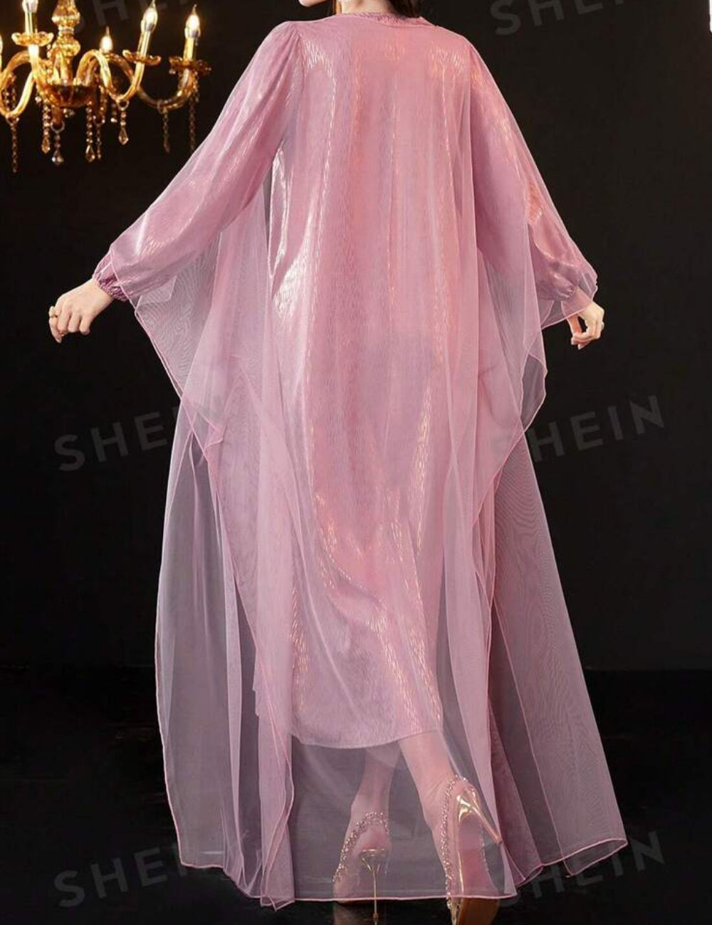 Rochie de ocazie Shein, roz