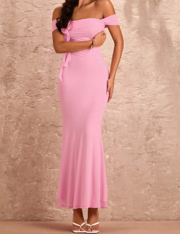 Rochie maxi Shein, roz
