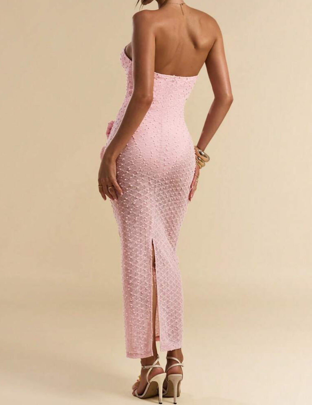 Rochie maxi Shein, roz