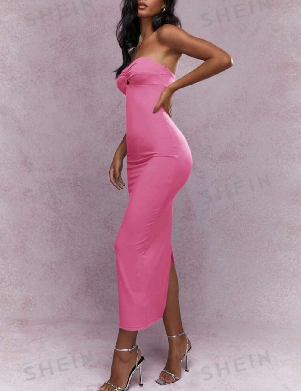 Rochie maxi Shein Missguided, roz