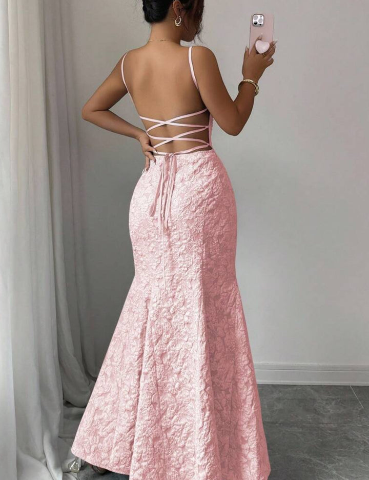 Shein maxi ruha, rózsaszín