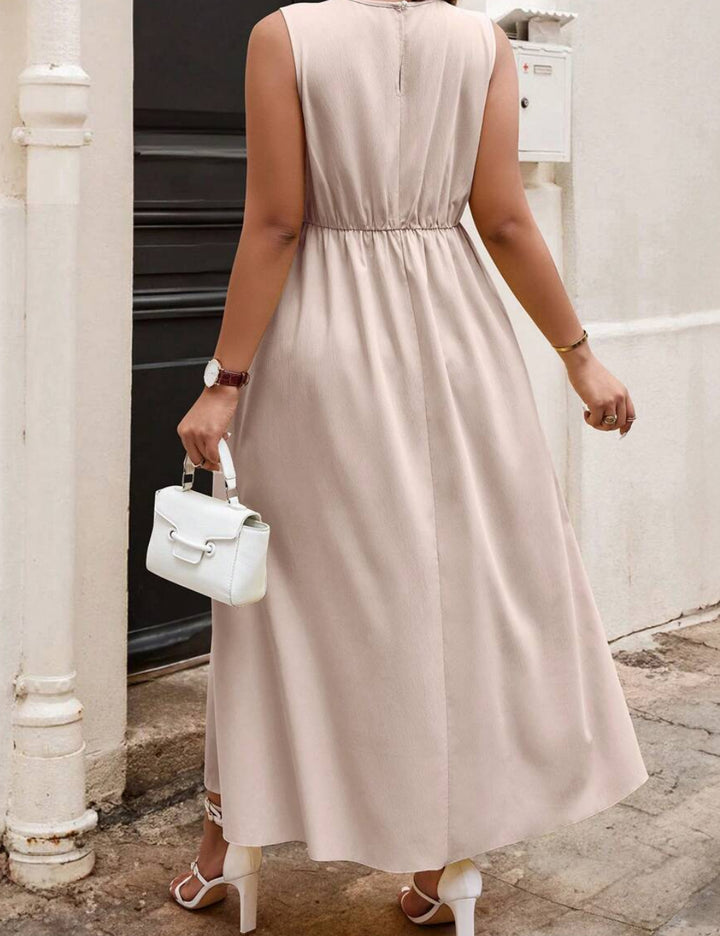 Shein Curve+ maxi ruha, rózsaszín