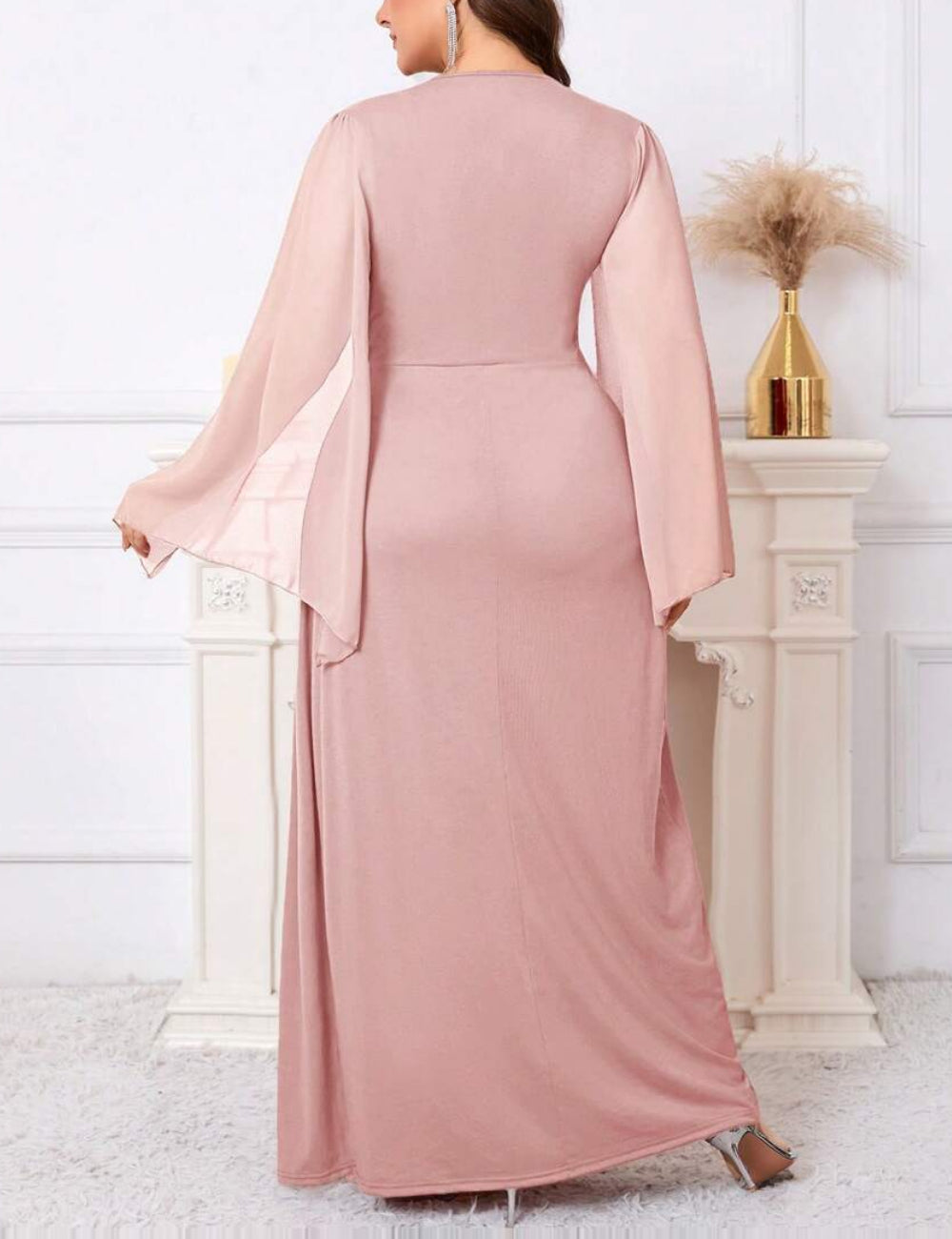 Shein Curve+ maxiruha, rózsaszín