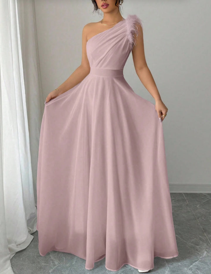 Shein maxi ruha, rózsaszín