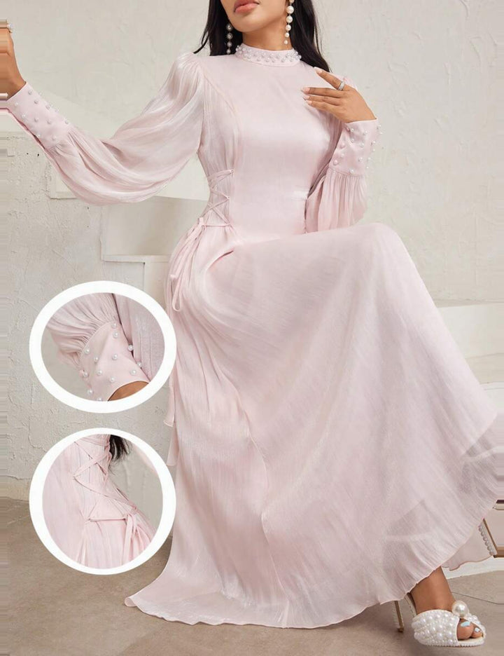 Shein maxi ruha, rózsaszín