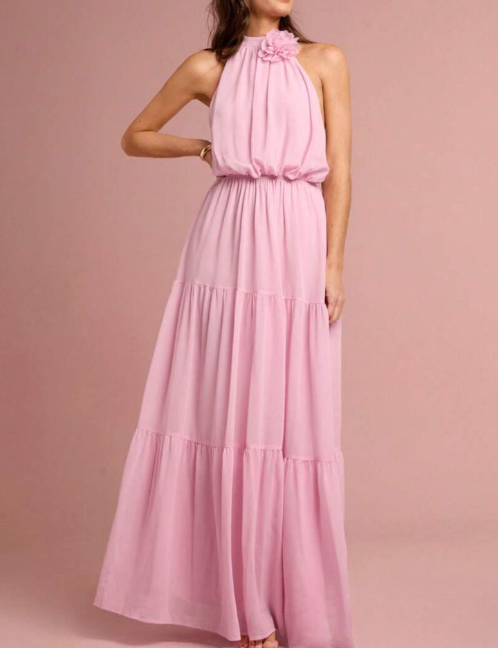 Rochie maxi Shein, roz