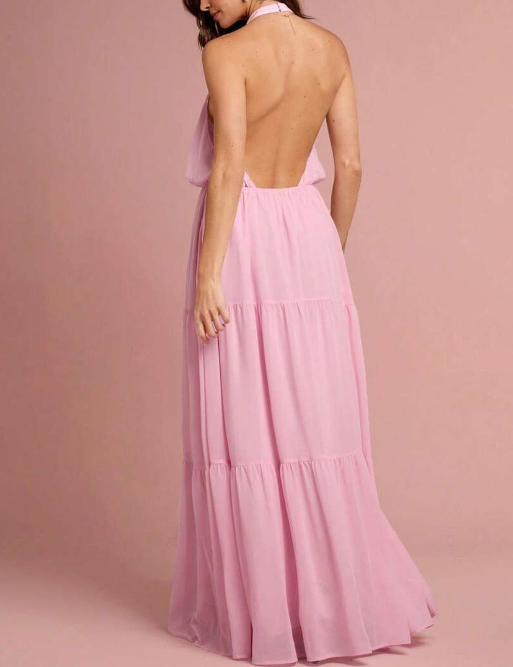 Rochie maxi Shein, roz