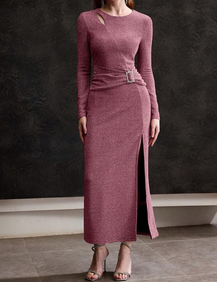 Rochie maxi Shein MOTF, roz