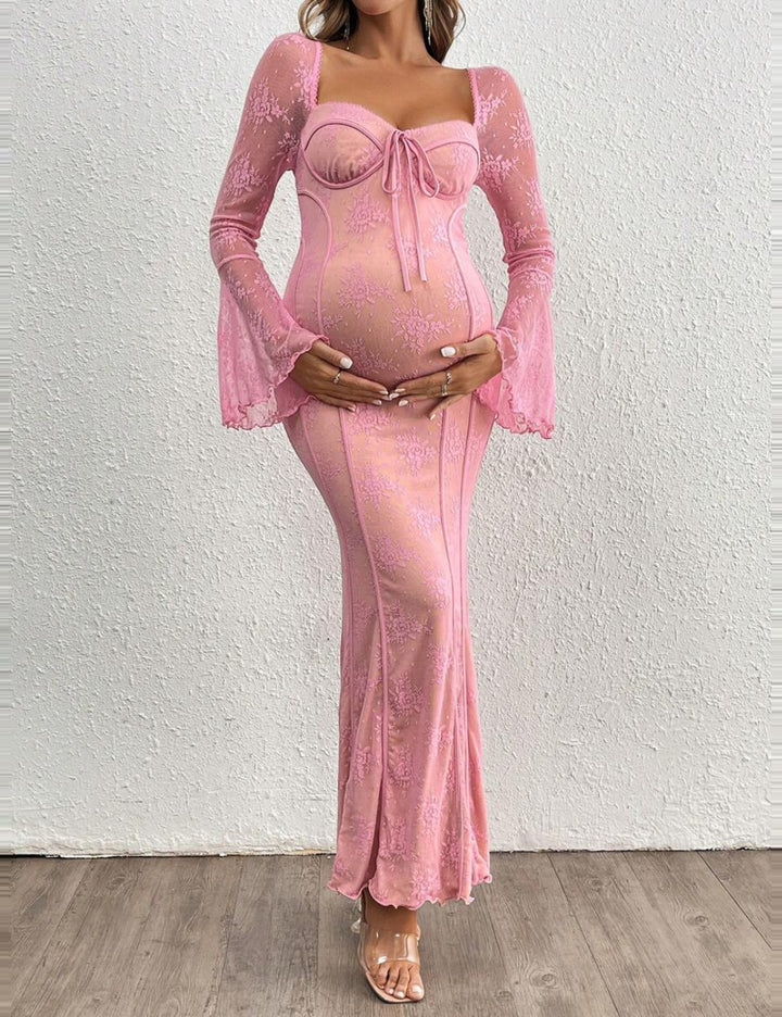 Rochie maxi Shein, roz