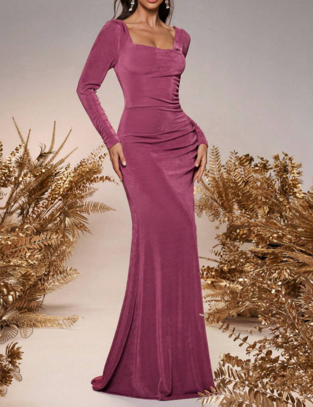 Rochie maxi Shein, roz