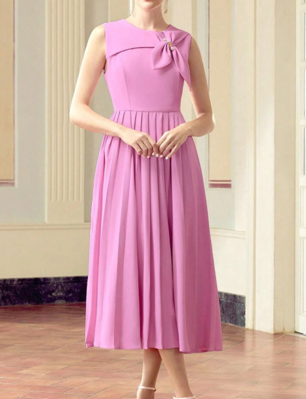 Rochie maxi Shein, roz