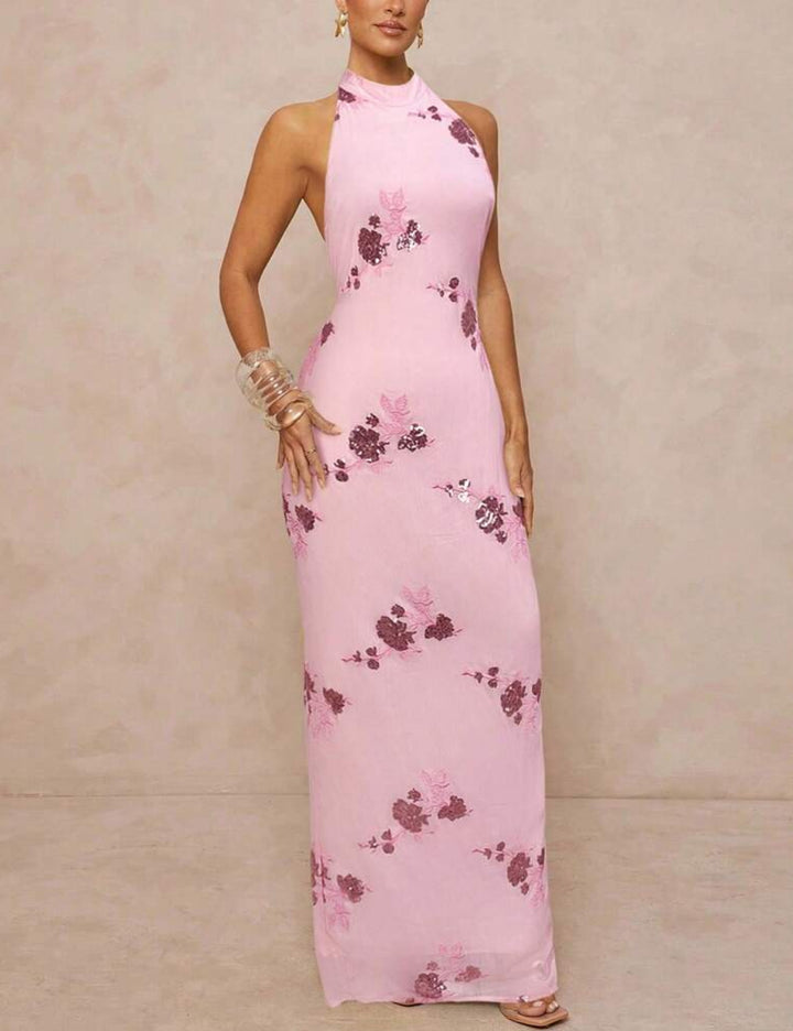 Rochie maxi SHEIN, roz