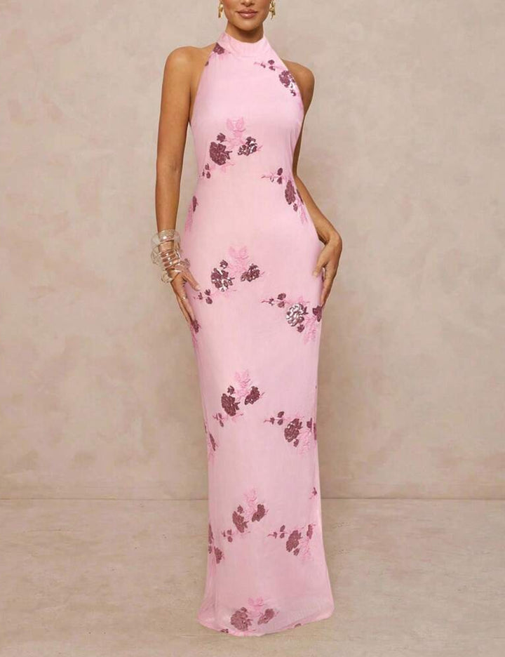 Rochie maxi SHEIN, roz
