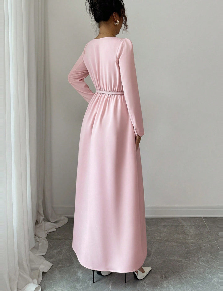 Rochie maxi Shein, roz