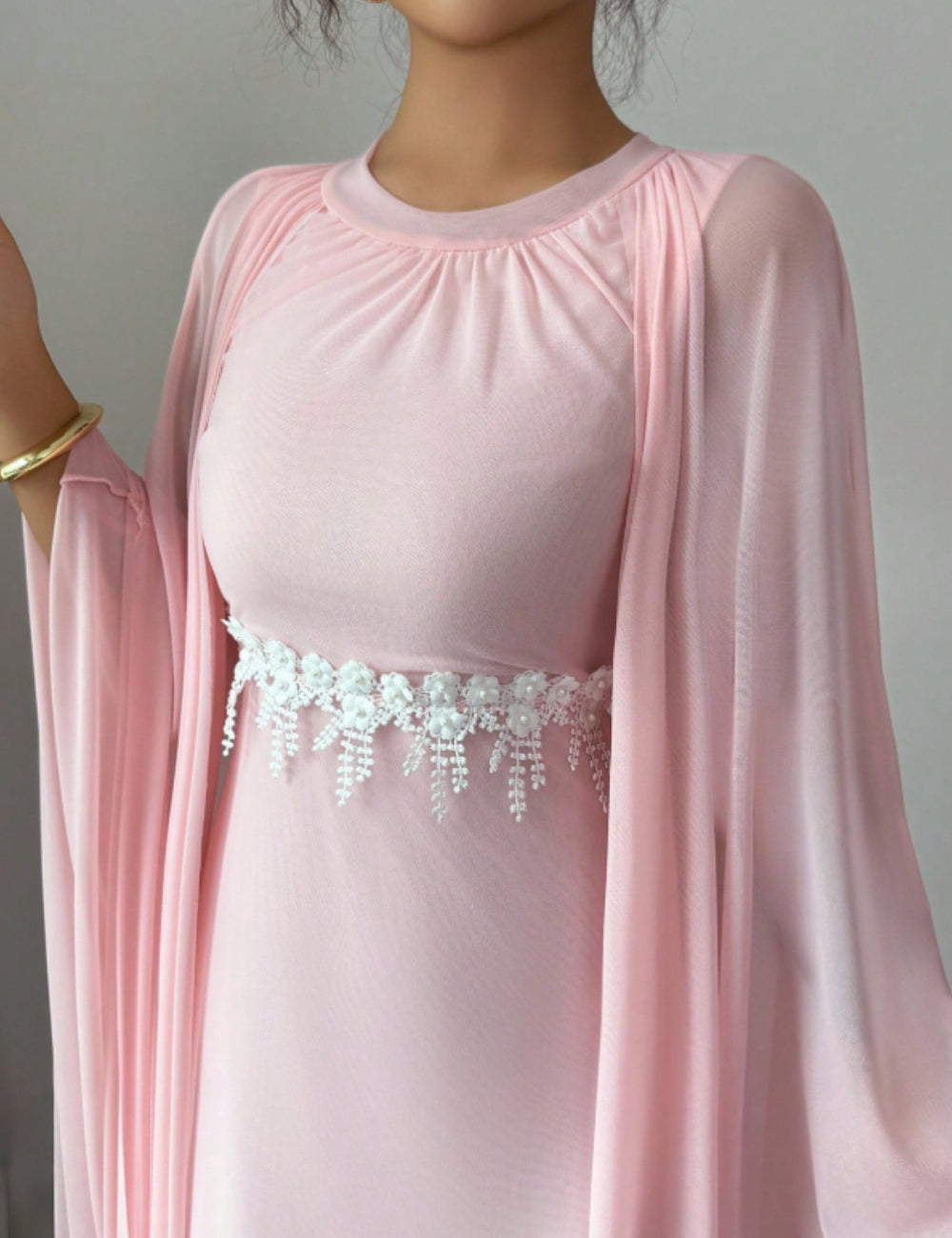 Rochie maxi Shein, roz