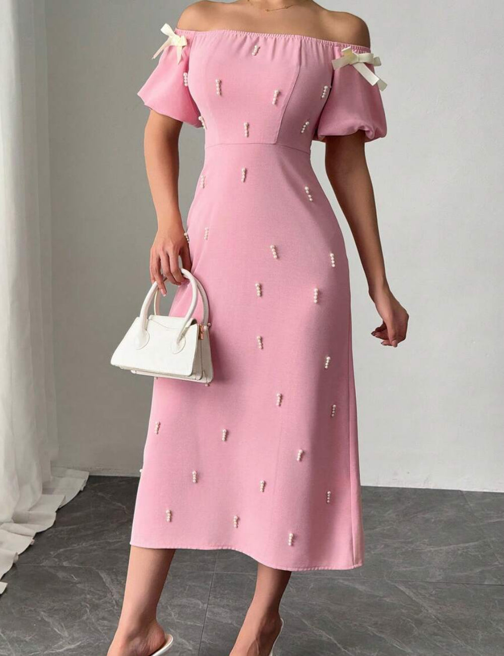 Rochie maxi Shein, roz