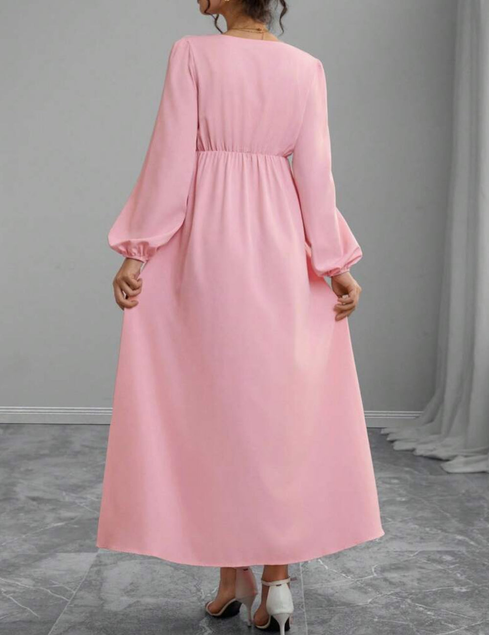 Rochie maxi Shein, roz