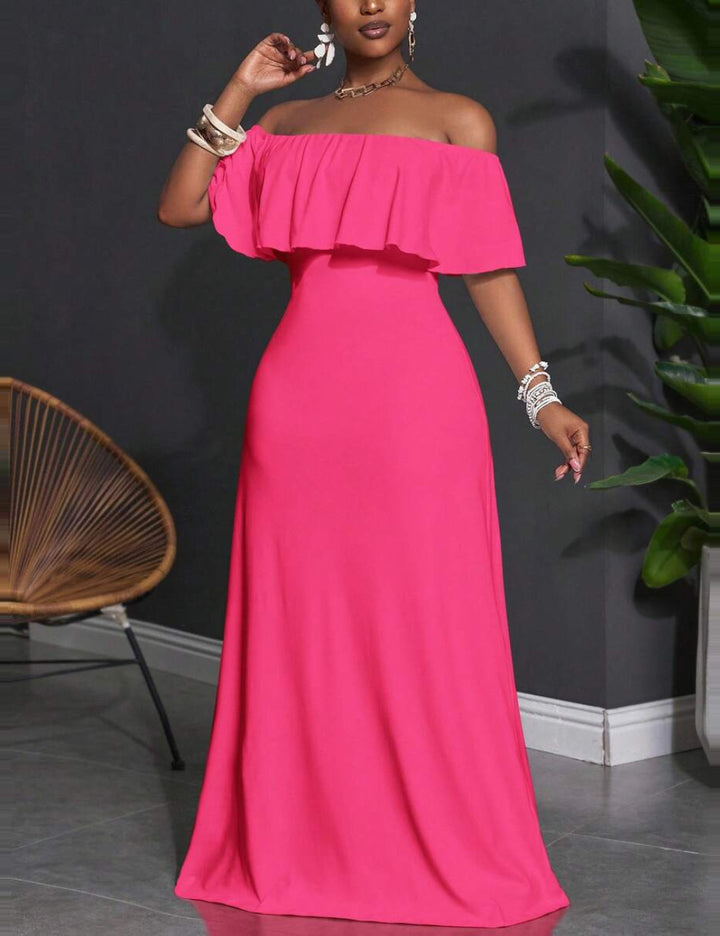 Rochie maxi Shein, roz