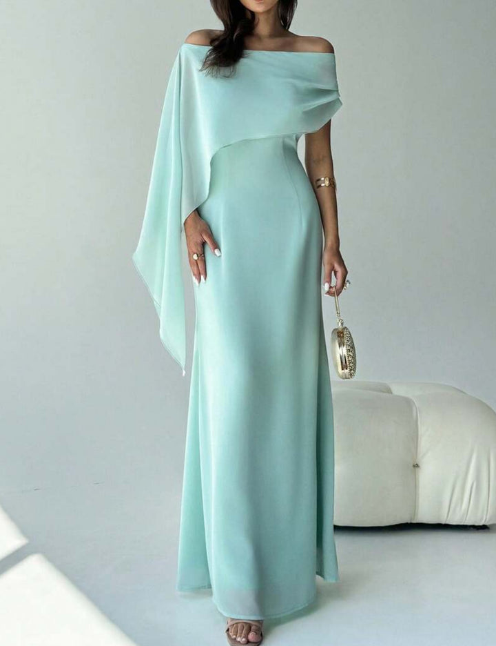 Shein maxi ruha, türkizkék