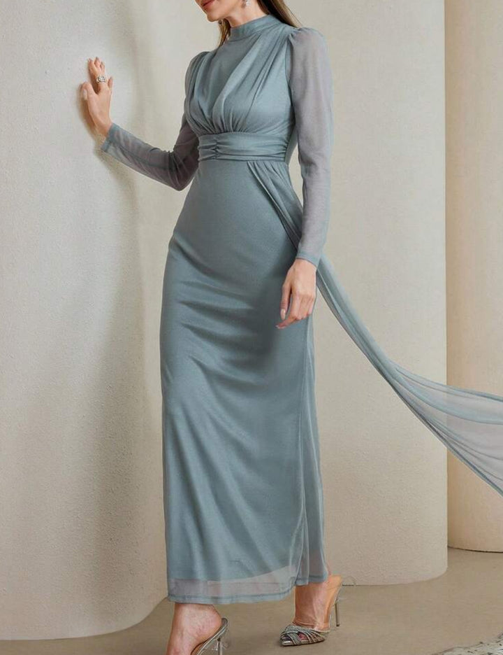 Rochie maxi SHEIN, turcoaz