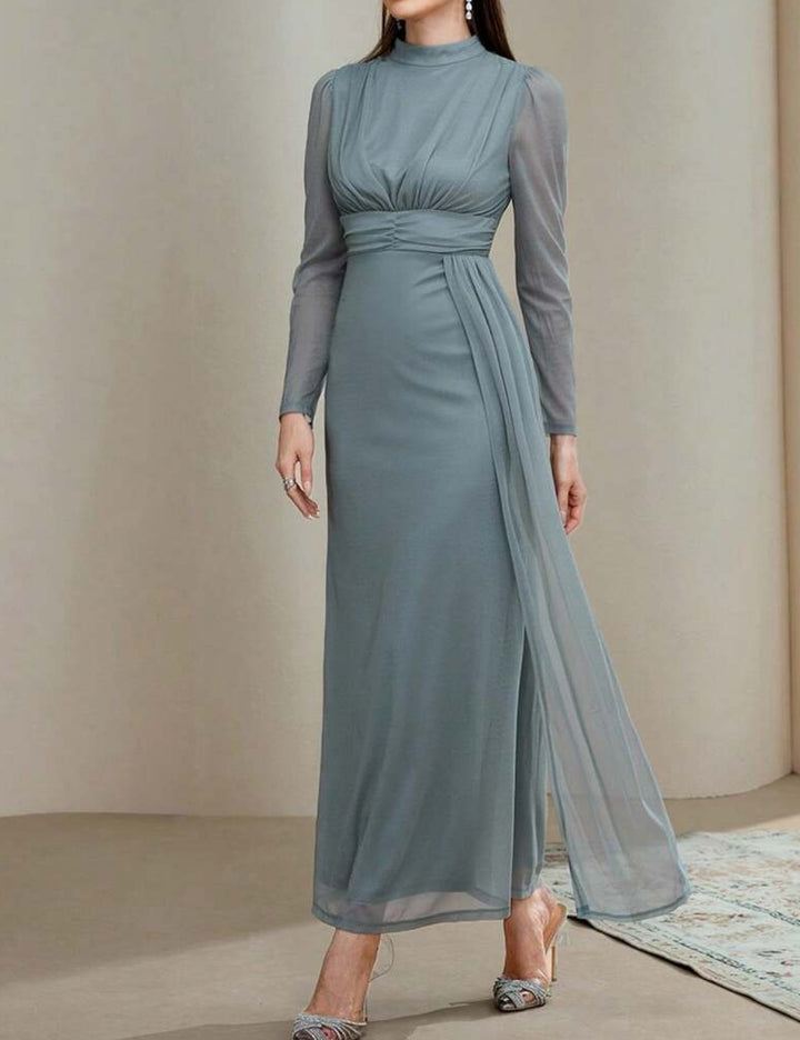 Rochie maxi SHEIN, turcoaz