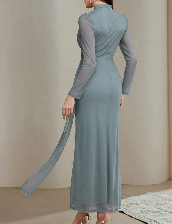 Rochie maxi SHEIN, turcoaz